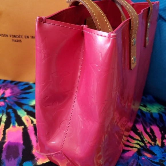 SOLD  Authentic Louis Vuitton Pink Vernis Handbag - Picture 8 of 14
